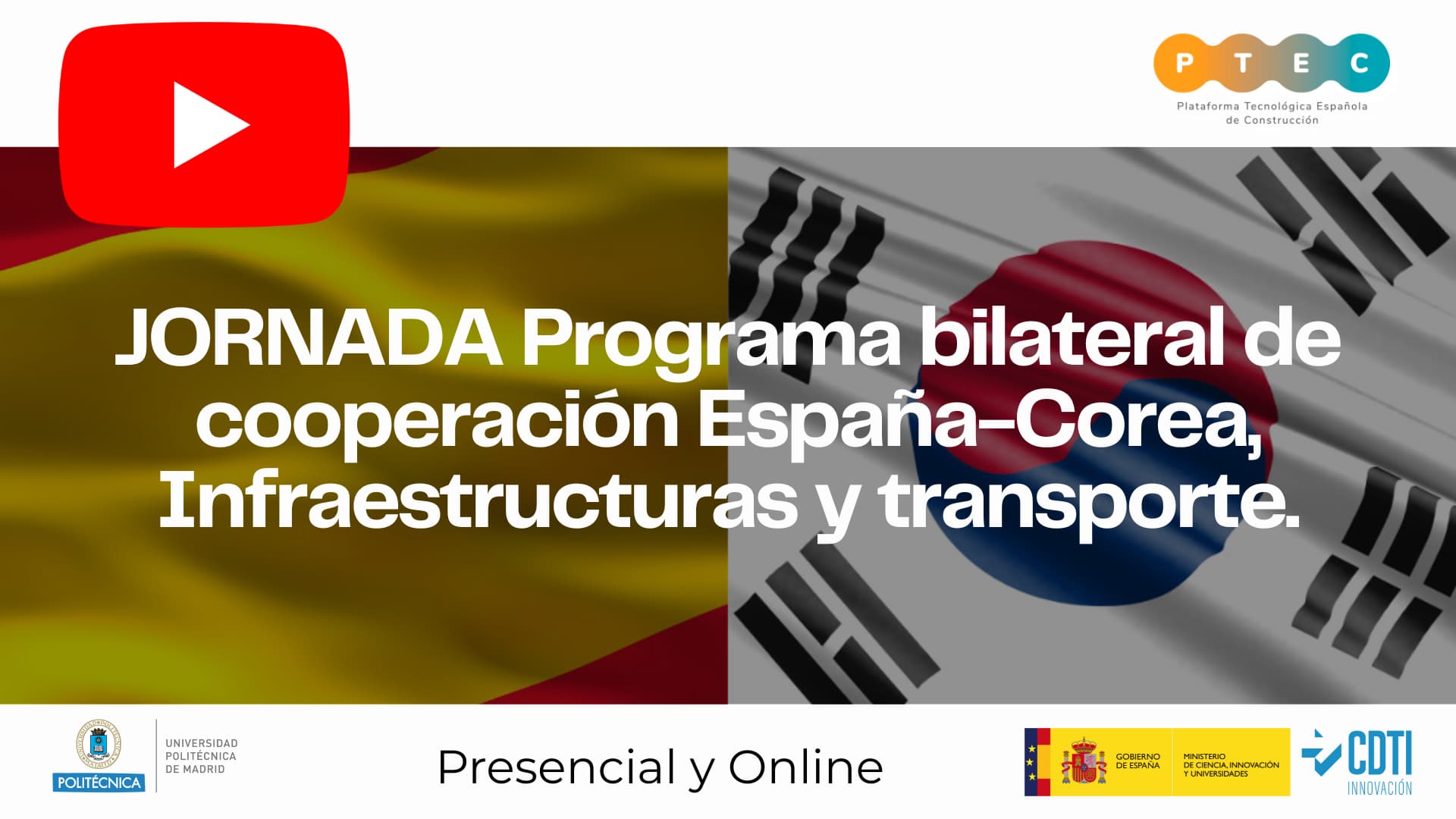 Jornada colaboración españa korea del sur ptec cdti